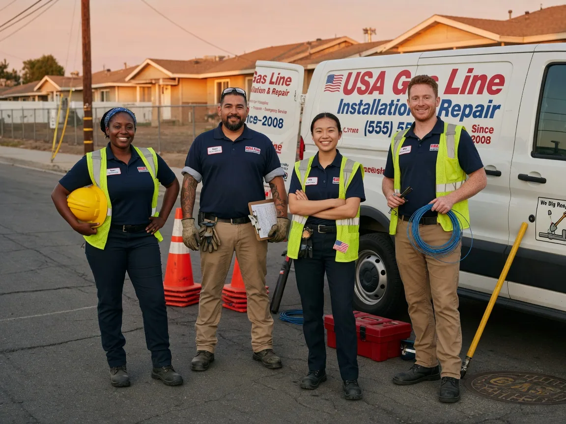 Gas Line Installation company in Cressey, CA